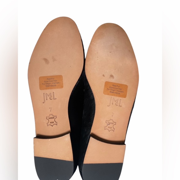 J. McLaughlin Leopard Print Loafers with Black Trim - Picture 6 of 9